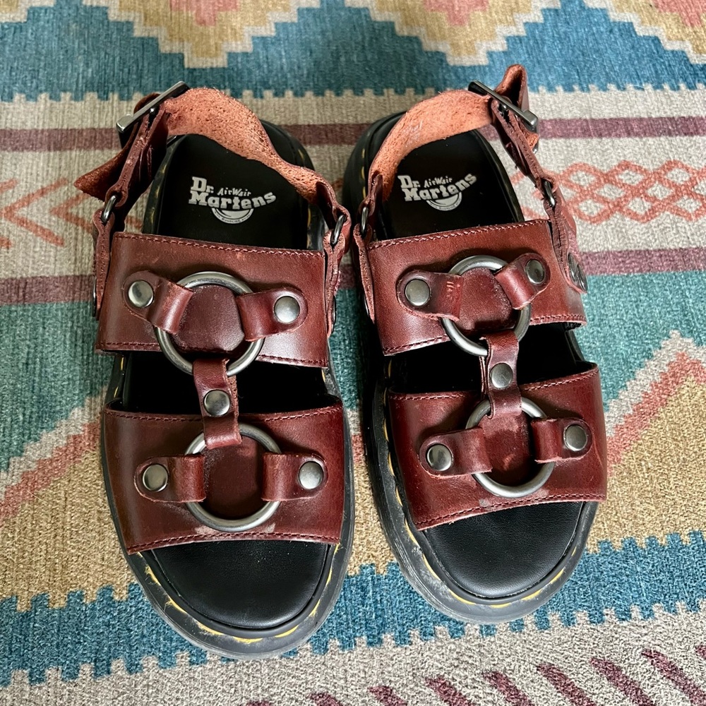 Dr Martens Xabier Sandals Cherry Red